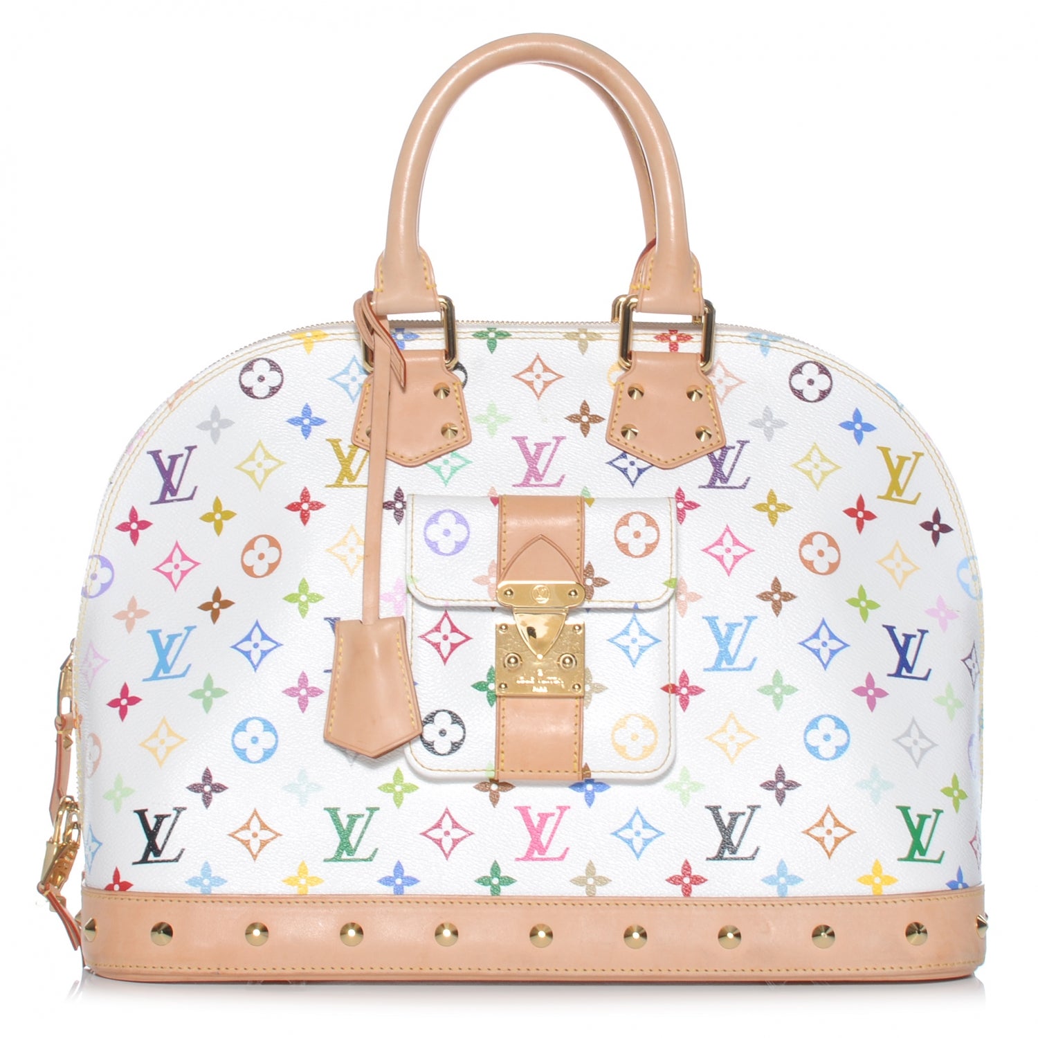 Louis Vuitton Monogram Multicolor Alma GM White 1 of 8