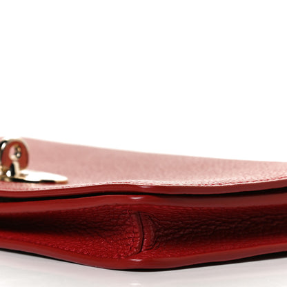Mulberry Grainy Print Bayswater Clutch Wallet Tomato Red 9 of 9