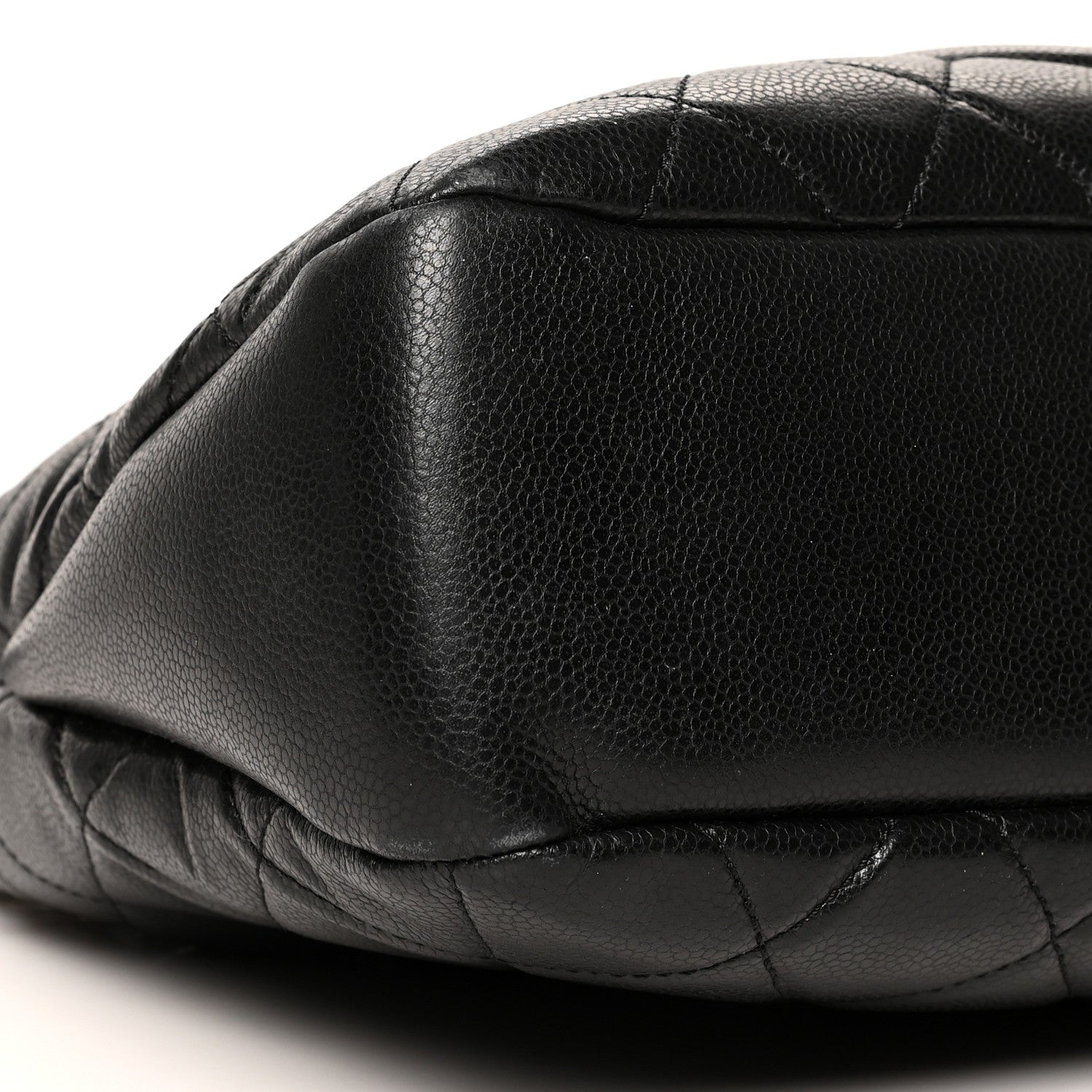 Chanel Caviar Quilted CC Timeless Soft Tote Black 9 of 12