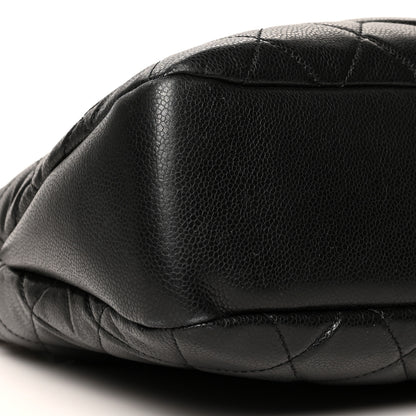 Chanel Caviar Quilted CC Timeless Soft Tote Black 9 of 12
