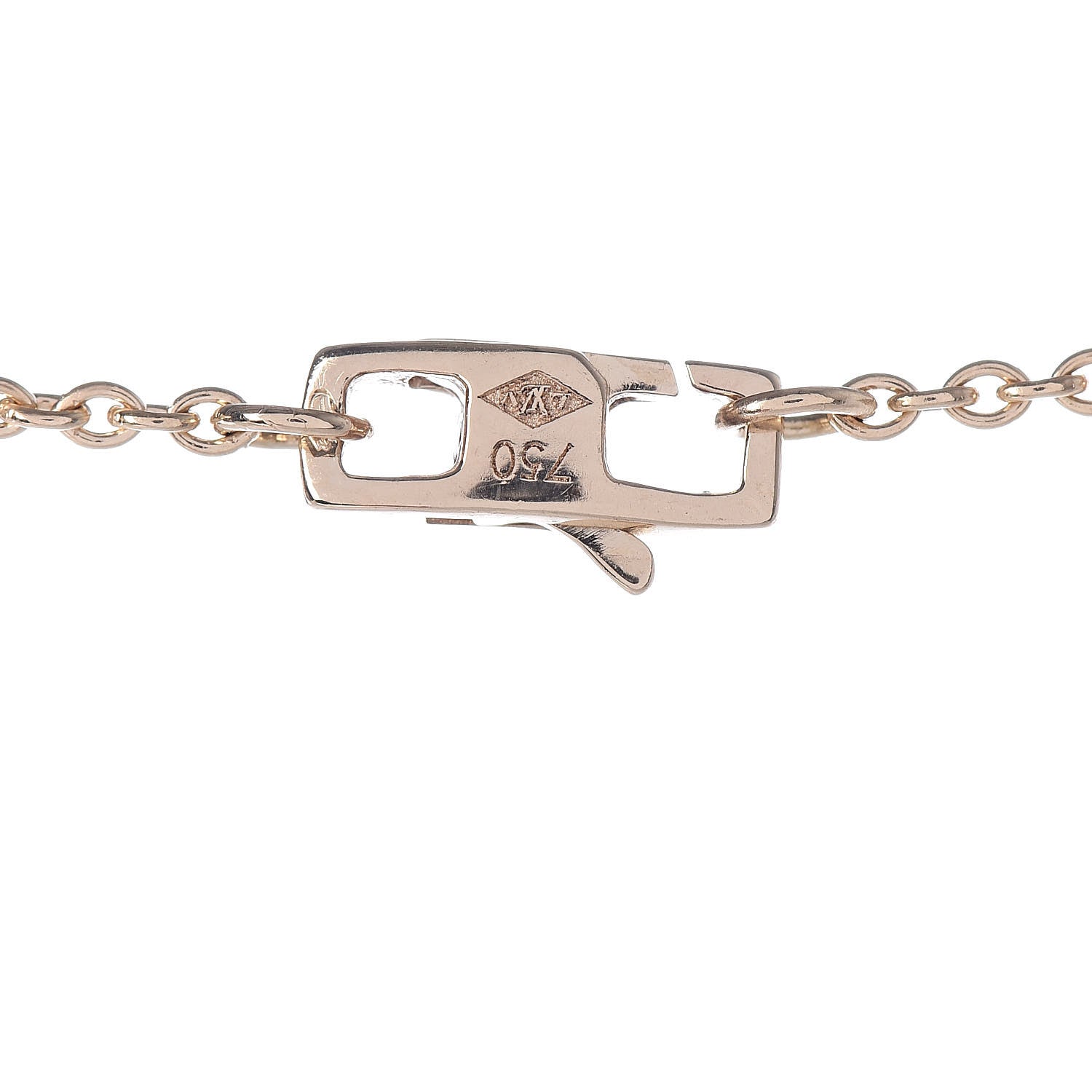 Louis Vuitton 18K Yellow Gold Diamond Empreinte Pendant Necklace 7 of 7