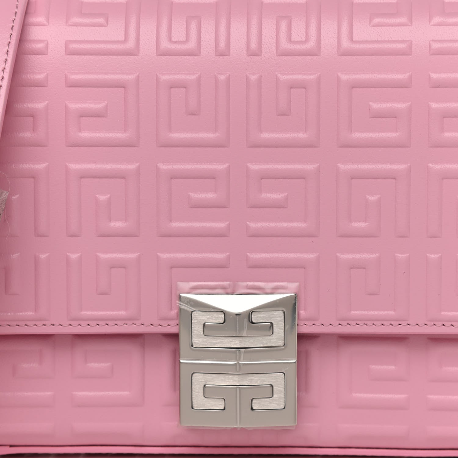 Givenchy Calfskin 4G Embossed Medium Shoulder Bag Pink 7 of 9