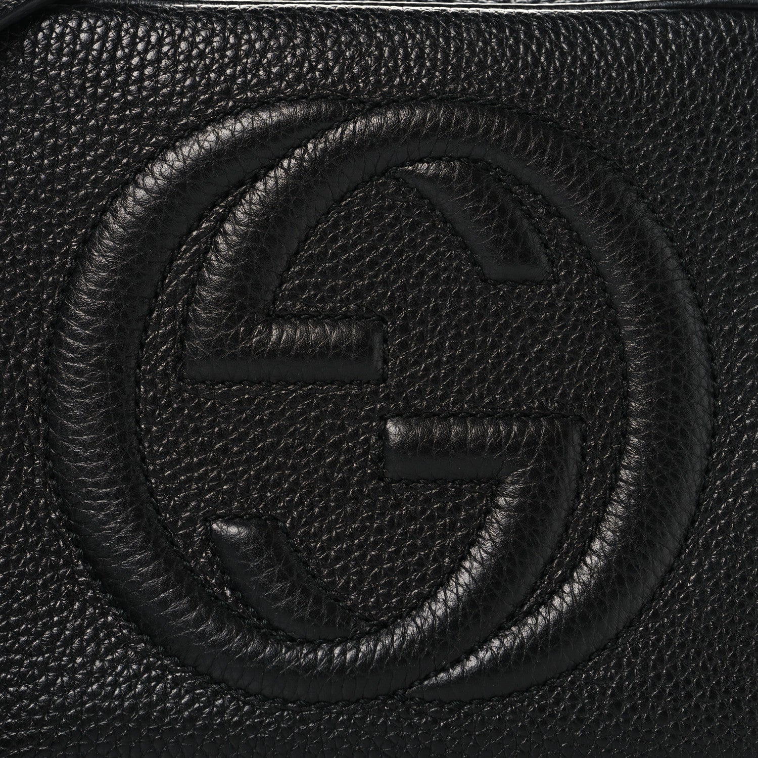 Gucci Pebbled Calfskin Small Soho Disco Bag Black 8 of 10