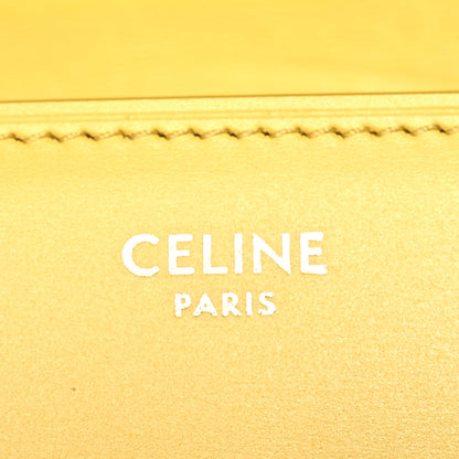 Celine Box Calfskin Teen Classic Box Flap Bag Yellow 5 of 15