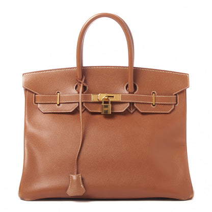 Hermes Courchevel Birkin 35 Gold 1 of 31