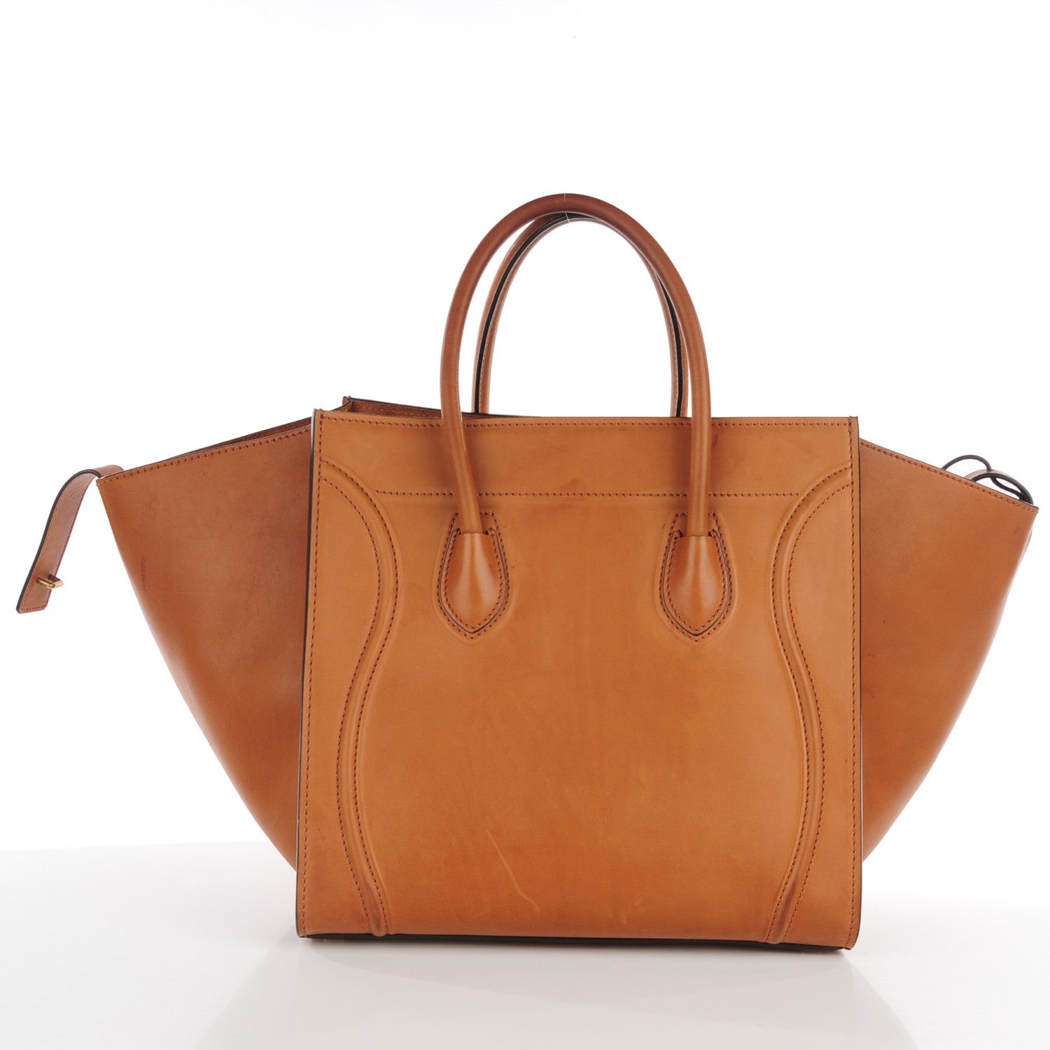 Celine Natural Calfskin Medium Phantom Luggage Tan 4 of 15