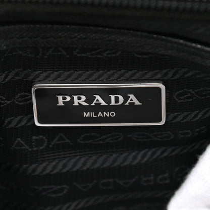 Prada Tessuto Nylon Saffiano Medium Backpack Black 5 of 9