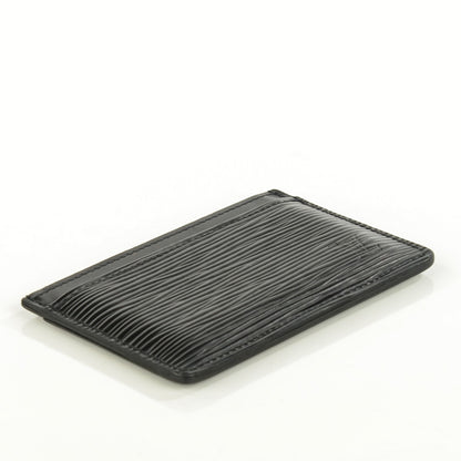 Louis Vuitton Epi Card Holder Black 4 of 7