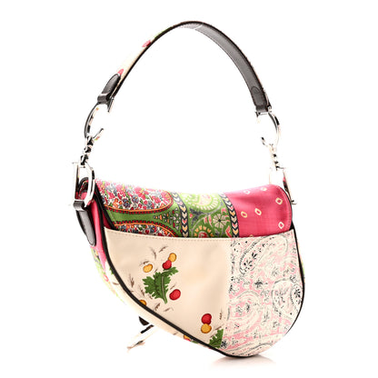 Christian Dior Silk Paisley Saddle Bag Multicolor 3 of 9