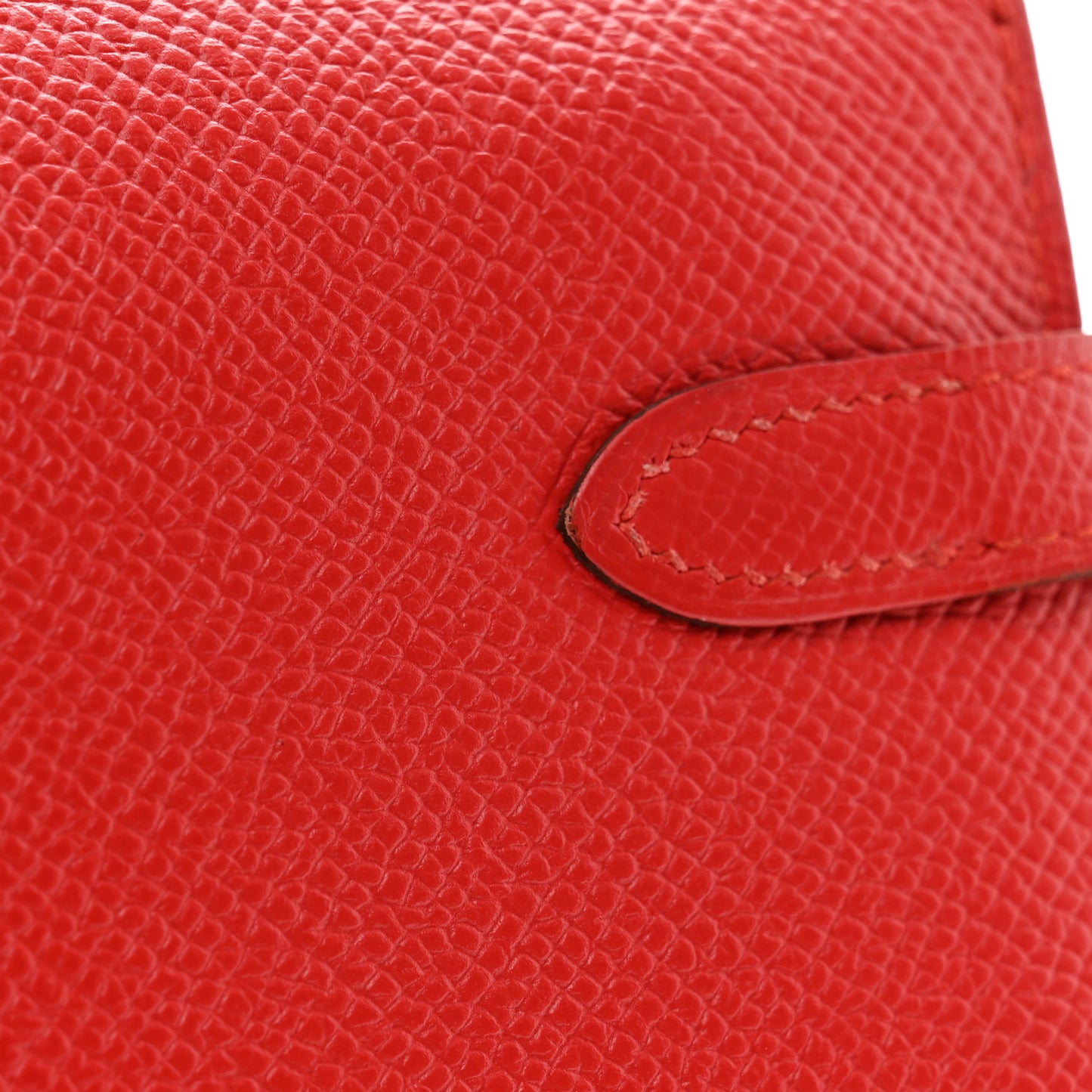 Epsom Kelly Longue Wallet Rouge Tomate