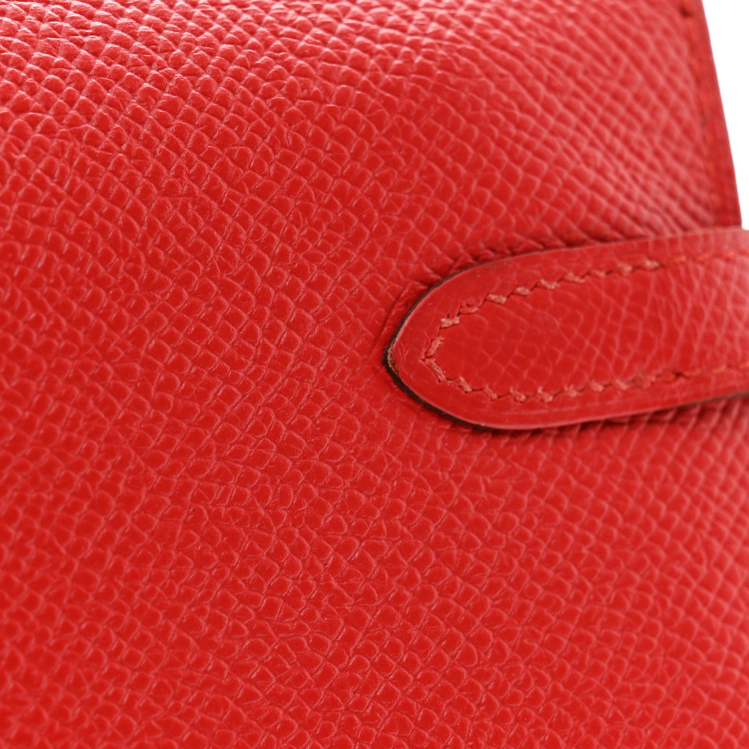 Hermes Epsom Kelly Longue Wallet Rouge Tomate 9 of 15