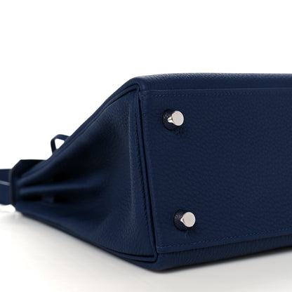 Hermes Togo Kelly Retourne 25 Bleu Saphir 8 of 10