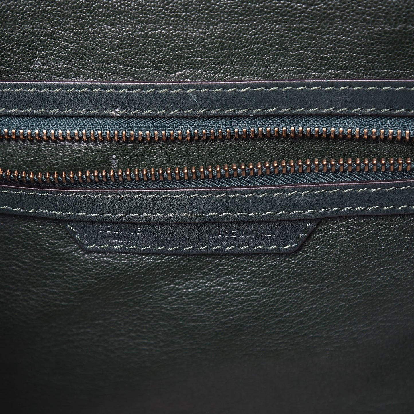 Smooth Calfskin Mini Luggage Emerald