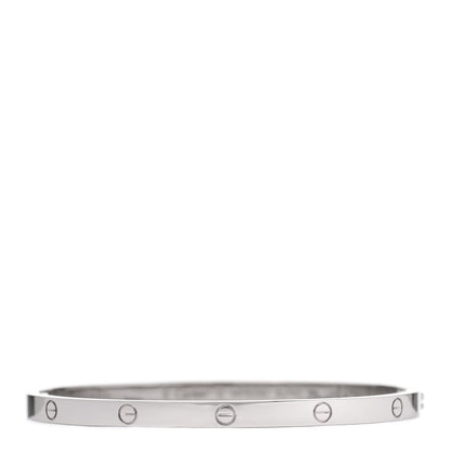 Cartier 18K White Gold Small LOVE Bracelet 16 1 of 4