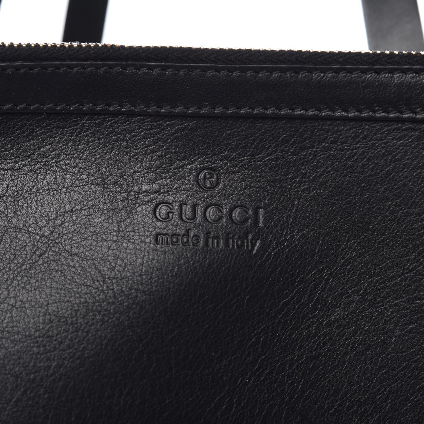 Calfskin Large Horsebit Tote Black