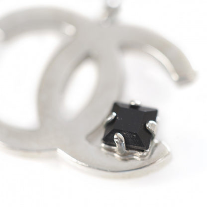 Chanel CC Drop Earrings Silver 4 of 6