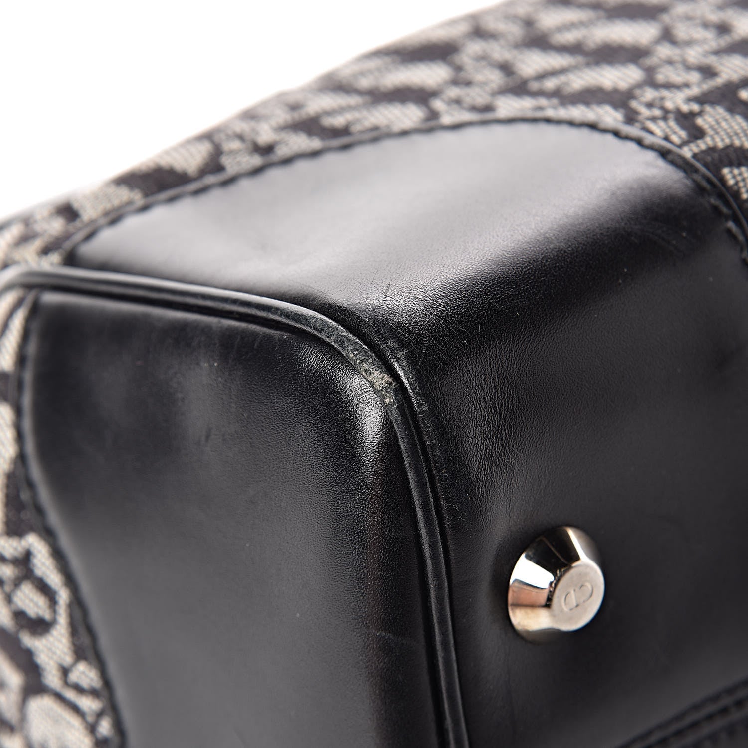 Christian Dior Monogram Boston Black 9 of 17