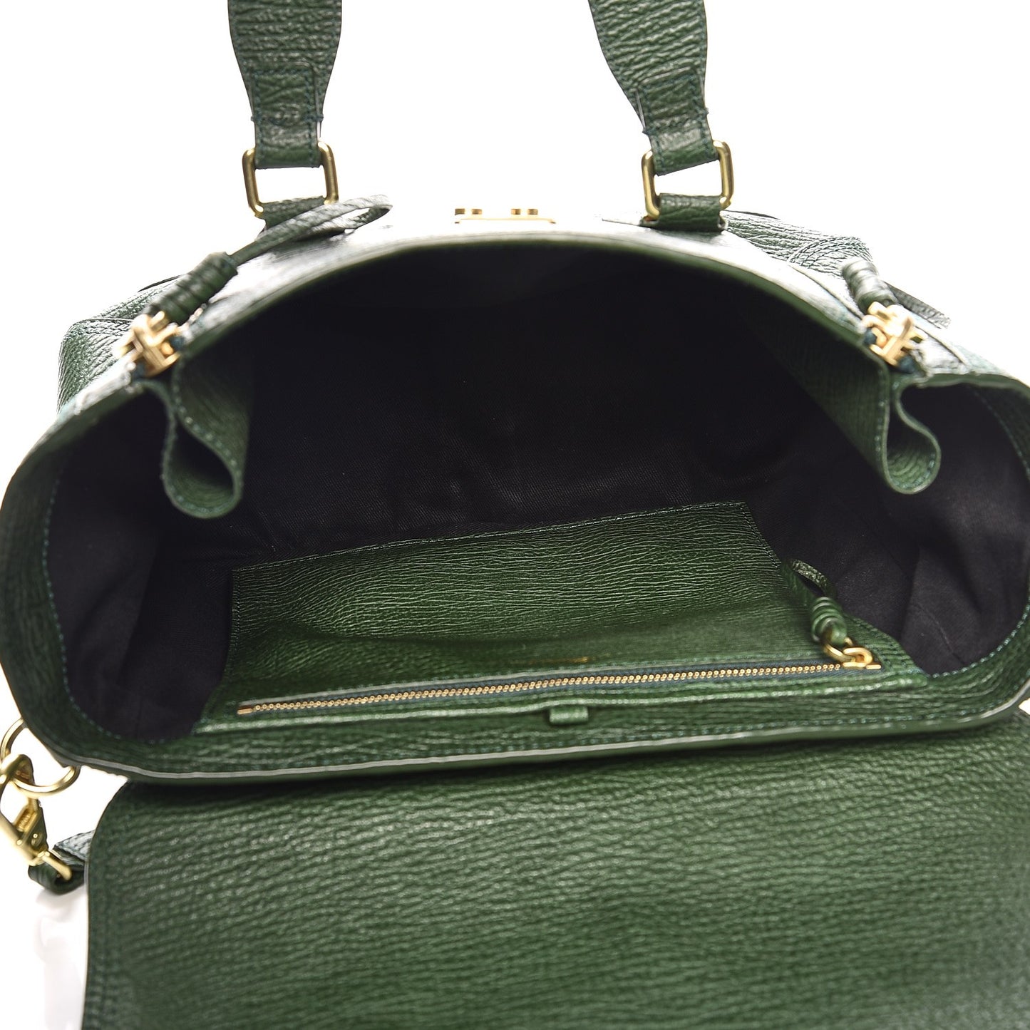 3.1 Textured Calfskin Medium Pashli Satchel Jade