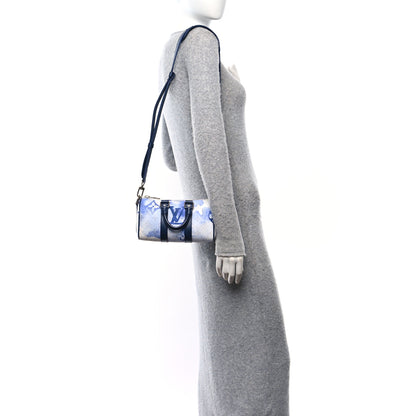 Louis Vuitton Monogram Watercolor Keepall XS Blue 2 of 9