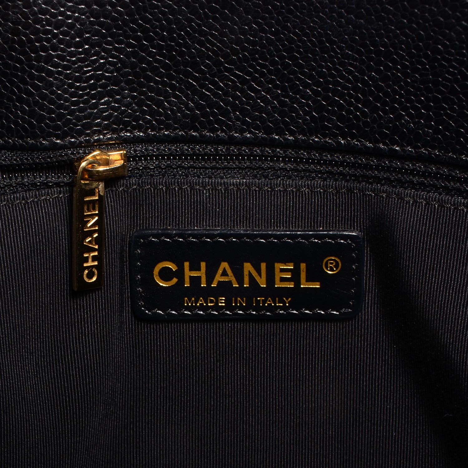 Chanel Caviar Grand Shopping Tote GST Black 6 of 7