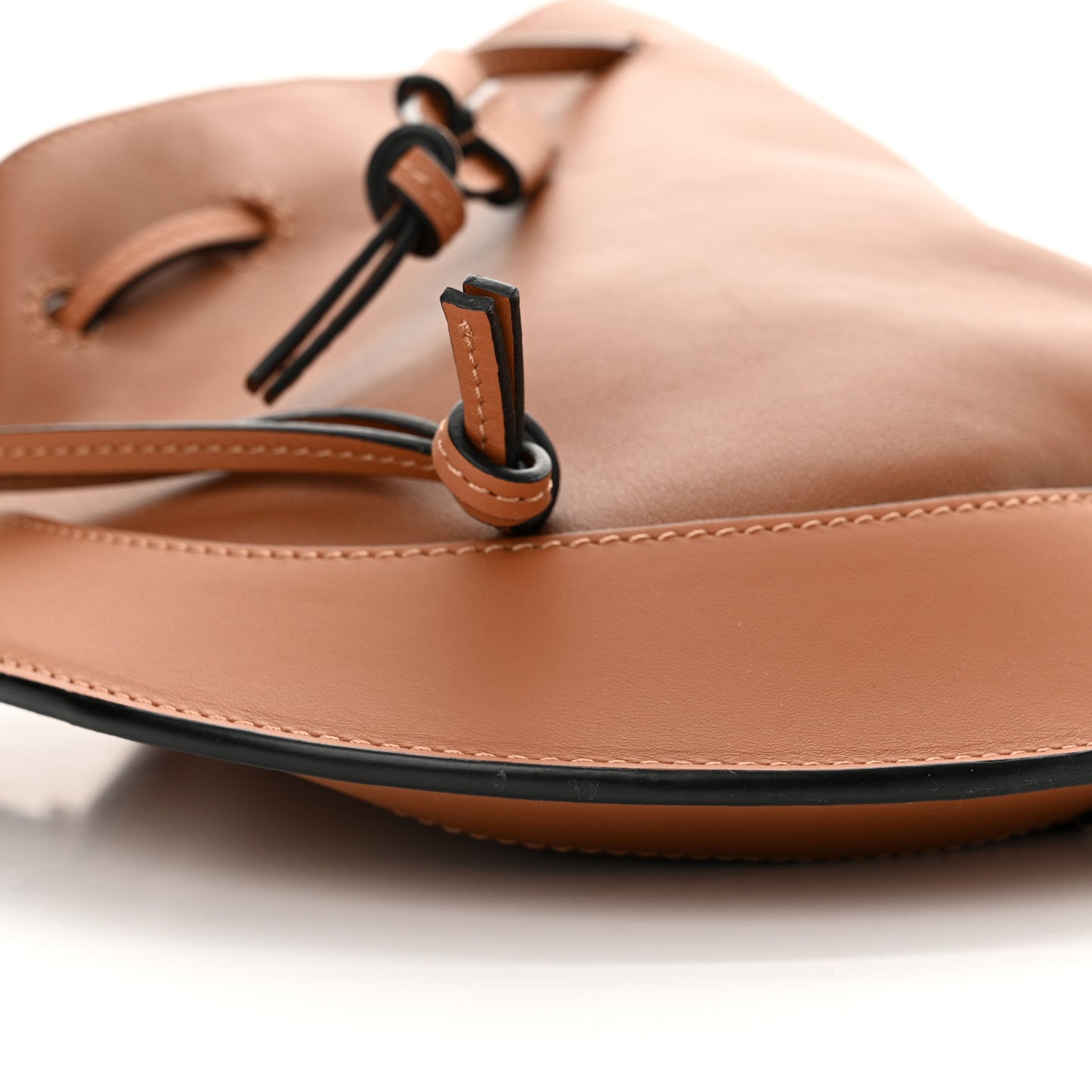 Nappa Horseshoe Bag Tan