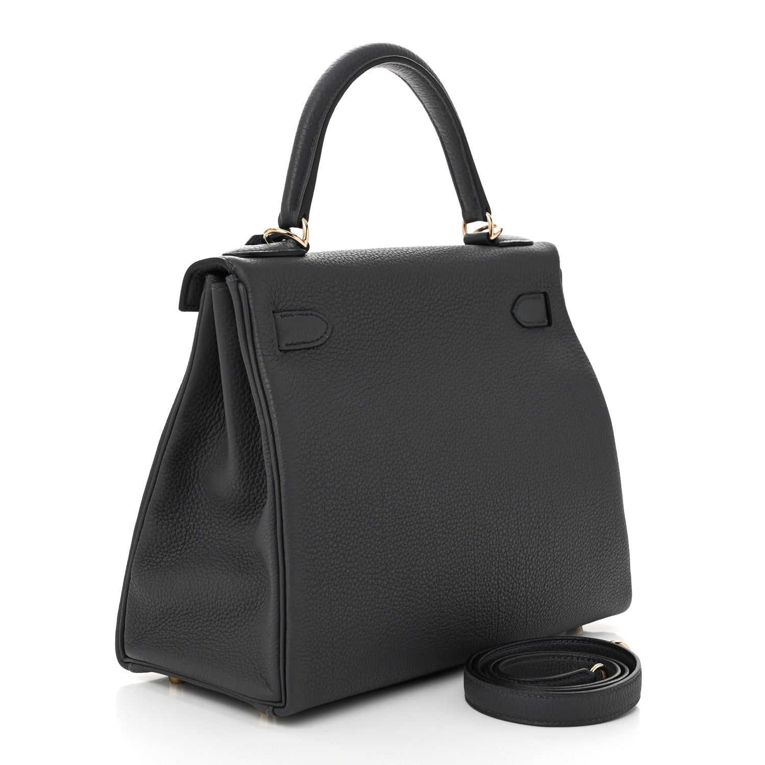 Hermes Togo Kelly Retourne 28 Gris Misty 3 of 11