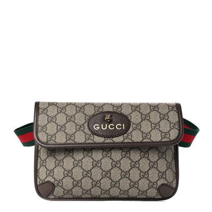 Gucci GG Supreme Monogram Neo Vintage Web Belt Bag Brown 1 of 10
