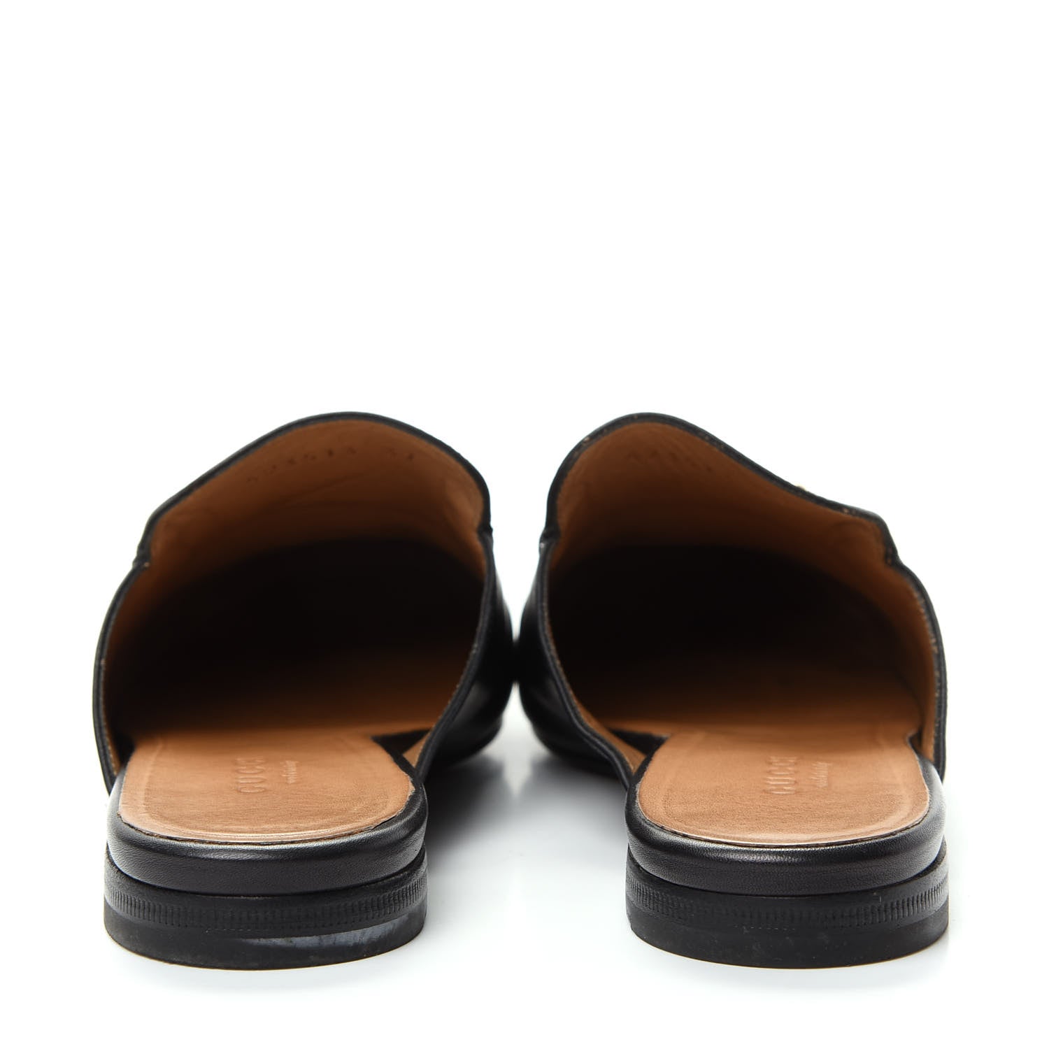 Gucci Calfskin Womens Princetown Slippers 37 Black 7 of 11