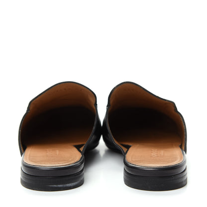 Gucci Calfskin Womens Princetown Slippers 37 Black 7 of 11