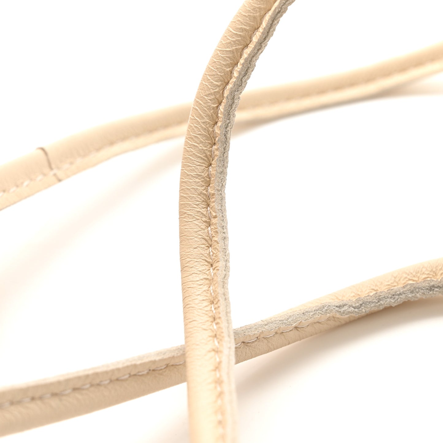 Raffia Lambskin Woven Mini Cloud Clutch Natural Avorio