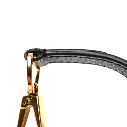 Louis Vuitton Calfskin Shoulder Strap Black 5 of 8