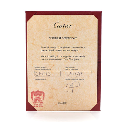 Cartier 18K White Gold Diamond 2.20ctw Solitaire Earrings 7 of 8