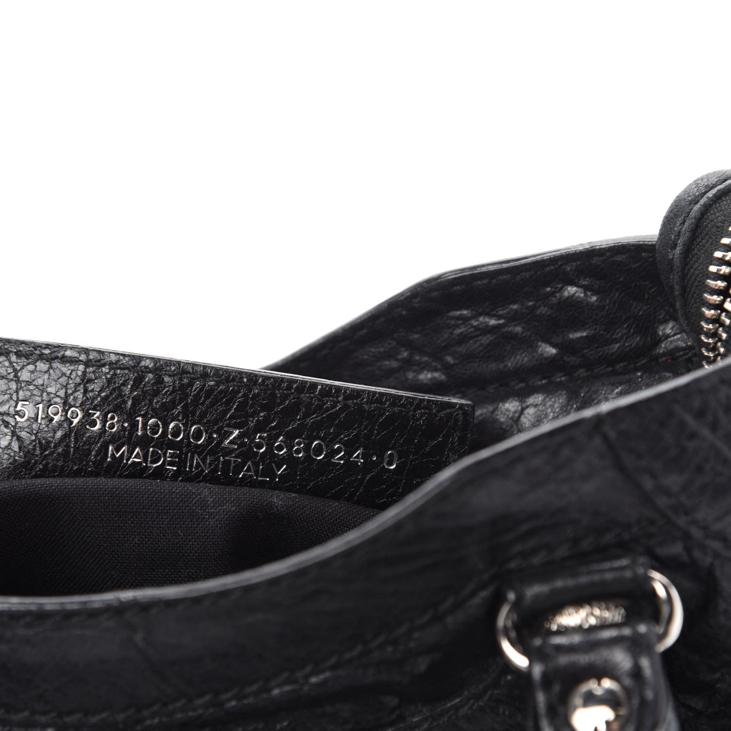 Agneau Giant 12 Silver Hardware Mini City Black