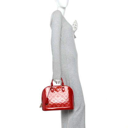 Louis Vuitton Vernis Alma PM Pomme D'Amour 2 of 10
