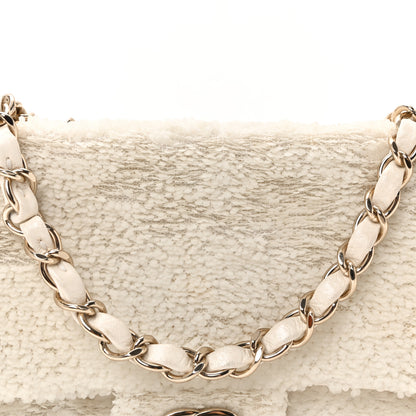 Chanel Sequin Small Single Flap White 8 of 10