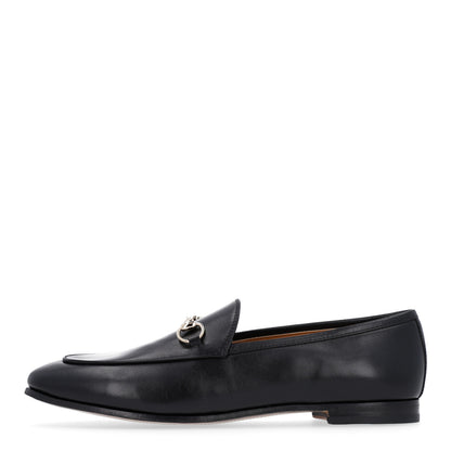 Gucci Calfskin Womens Jordaan Loafers 39.5 Black 1 of 11