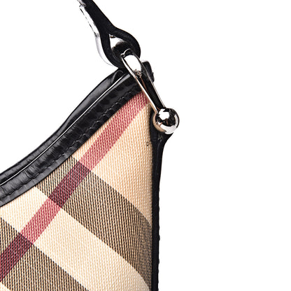 Burberry Supernova Check Buckle Hobo Black 14 of 18