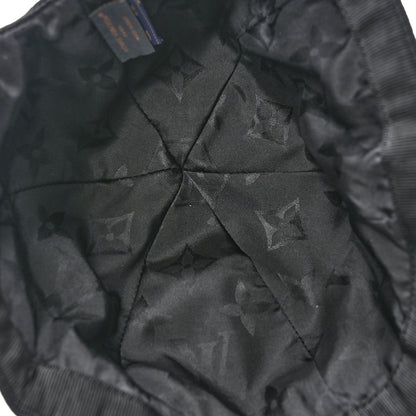 Louis Vuitton Monogram Cotton Jacquard Embroidered LV Day Cap M Black 7 of 8