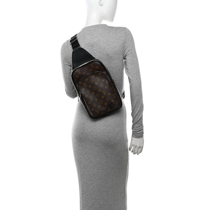 Louis Vuitton Monogram Macassar Avenue Sling Bag NM 2 of 10