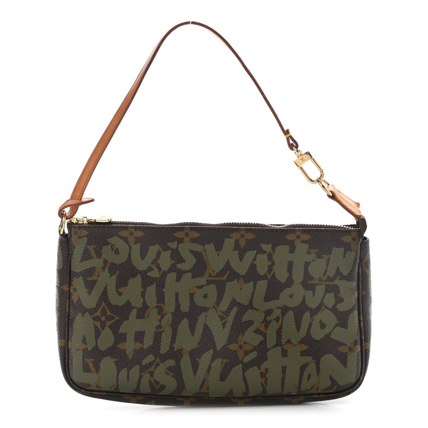 Monogram Graffiti Pochette Accessories Kaki