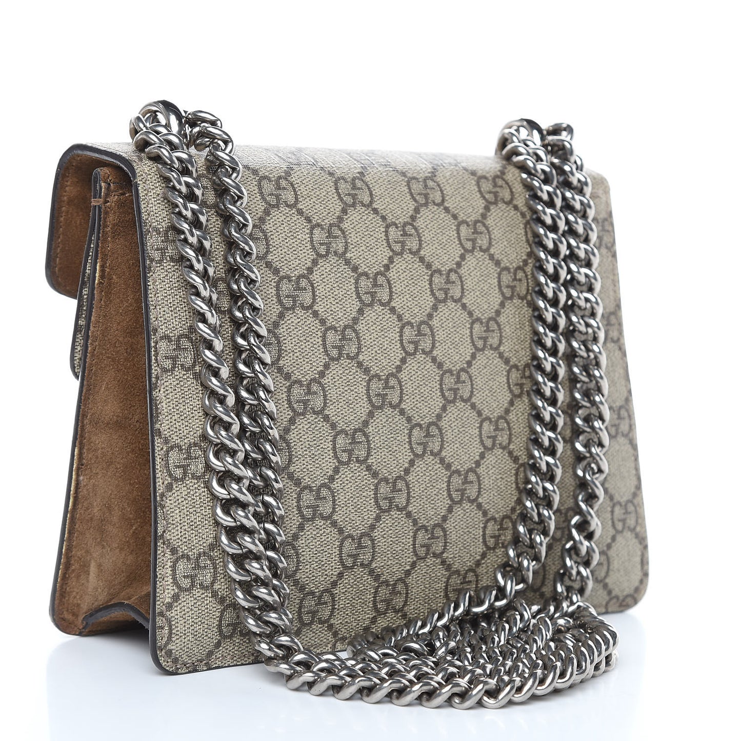 GG Supreme Monogram Mini Dionysus Shoulder Bag Taupe