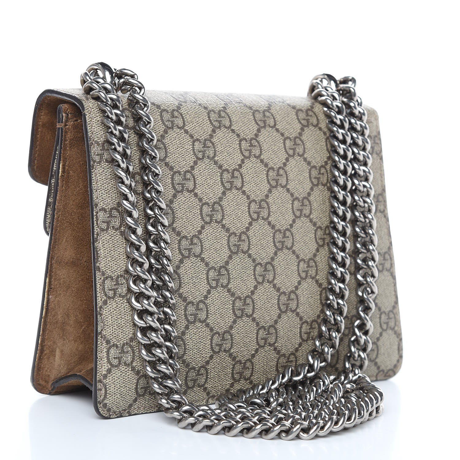 Gucci GG Supreme Monogram Mini Dionysus Shoulder Bag Taupe 3 of 18