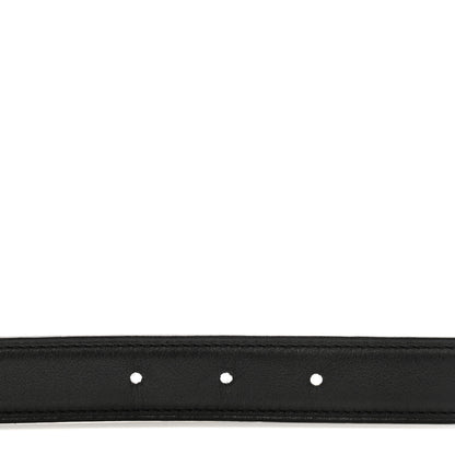 Hermes Swift Epsom 24mm Belt Strap 80 32 Black Gold 3 of 6