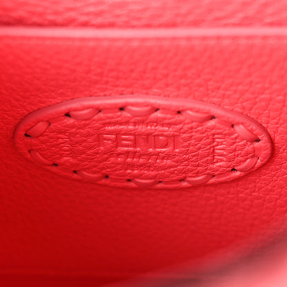 Fendi Cuoio Roma Sellerissima Nappa Sintetica Tape Stitch Small Peekaboo I SEE U Satchel Pink Dalia 6 of 9