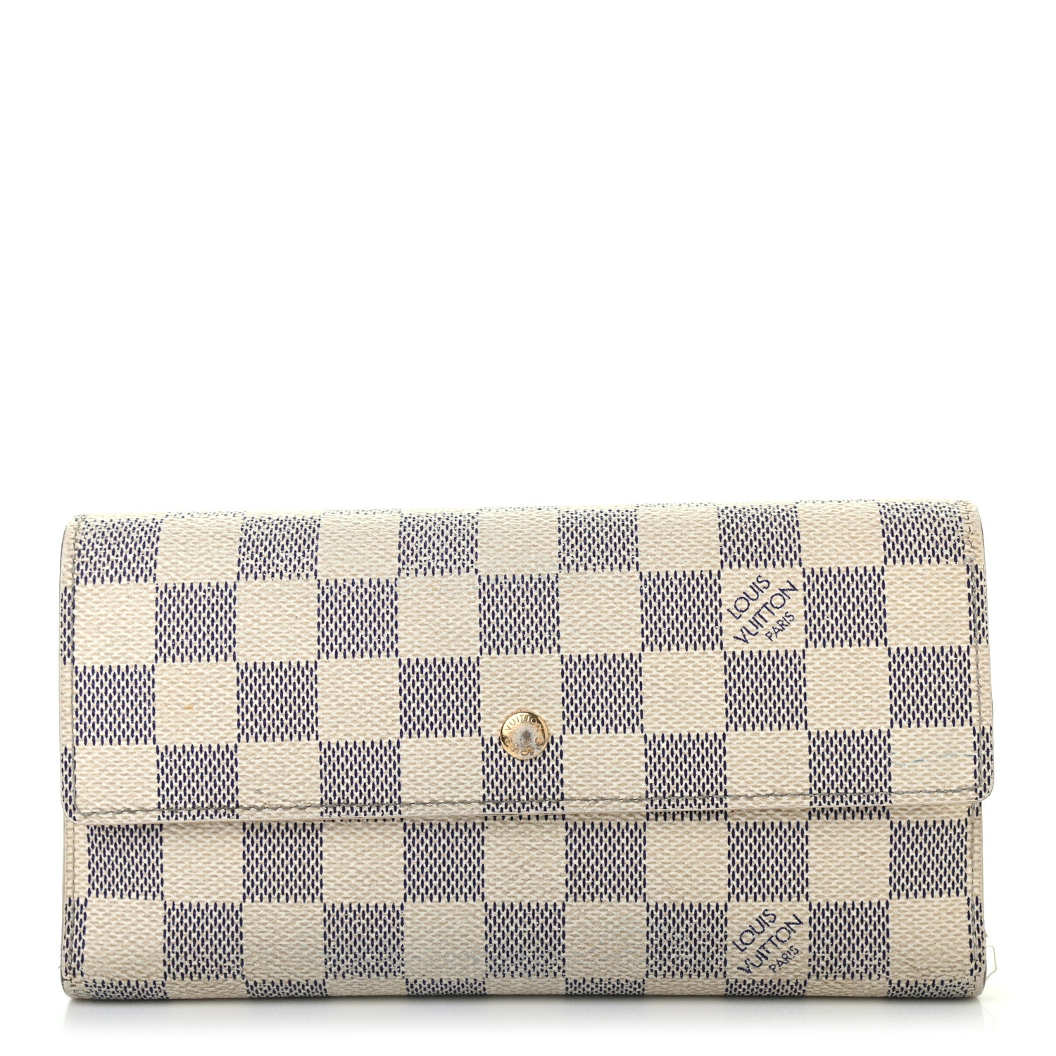 Louis Vuitton Damier Azur Porte Tresor International Wallet 1 of 7