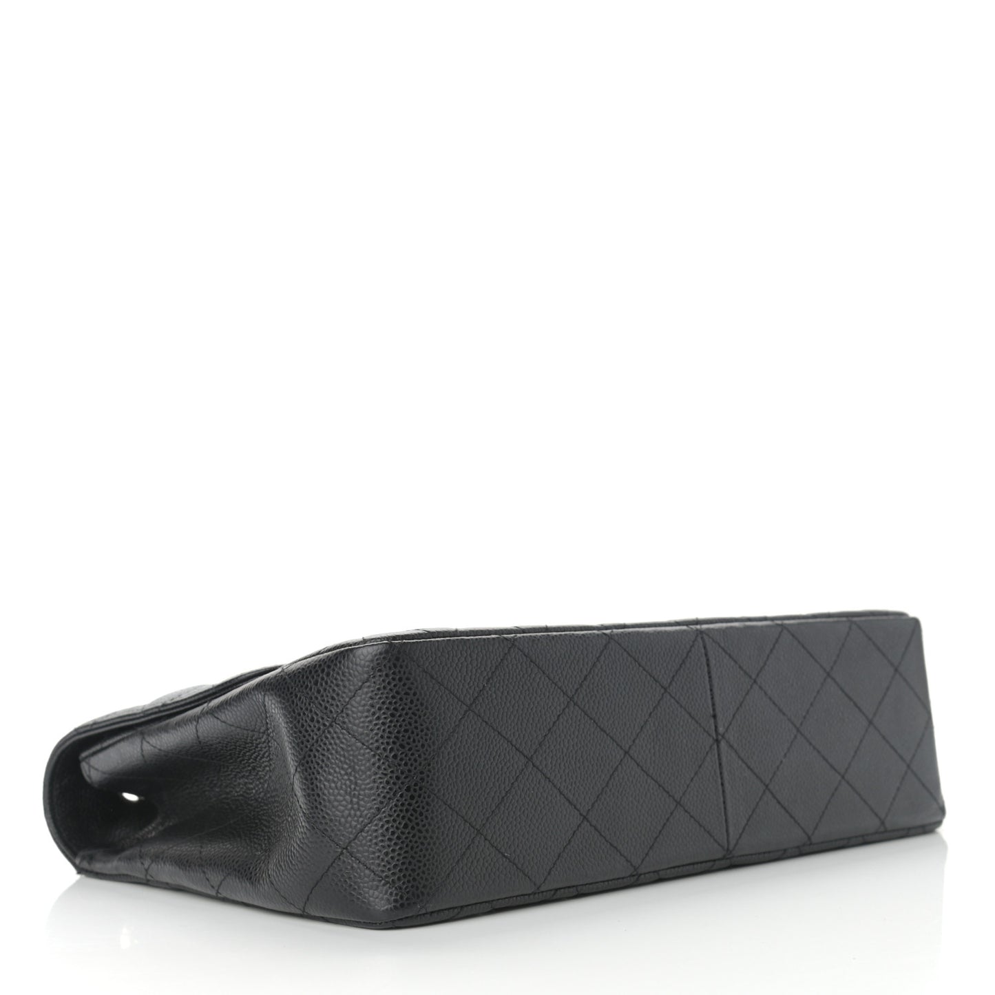 Caviar Quilted Jumbo Single Flap Black