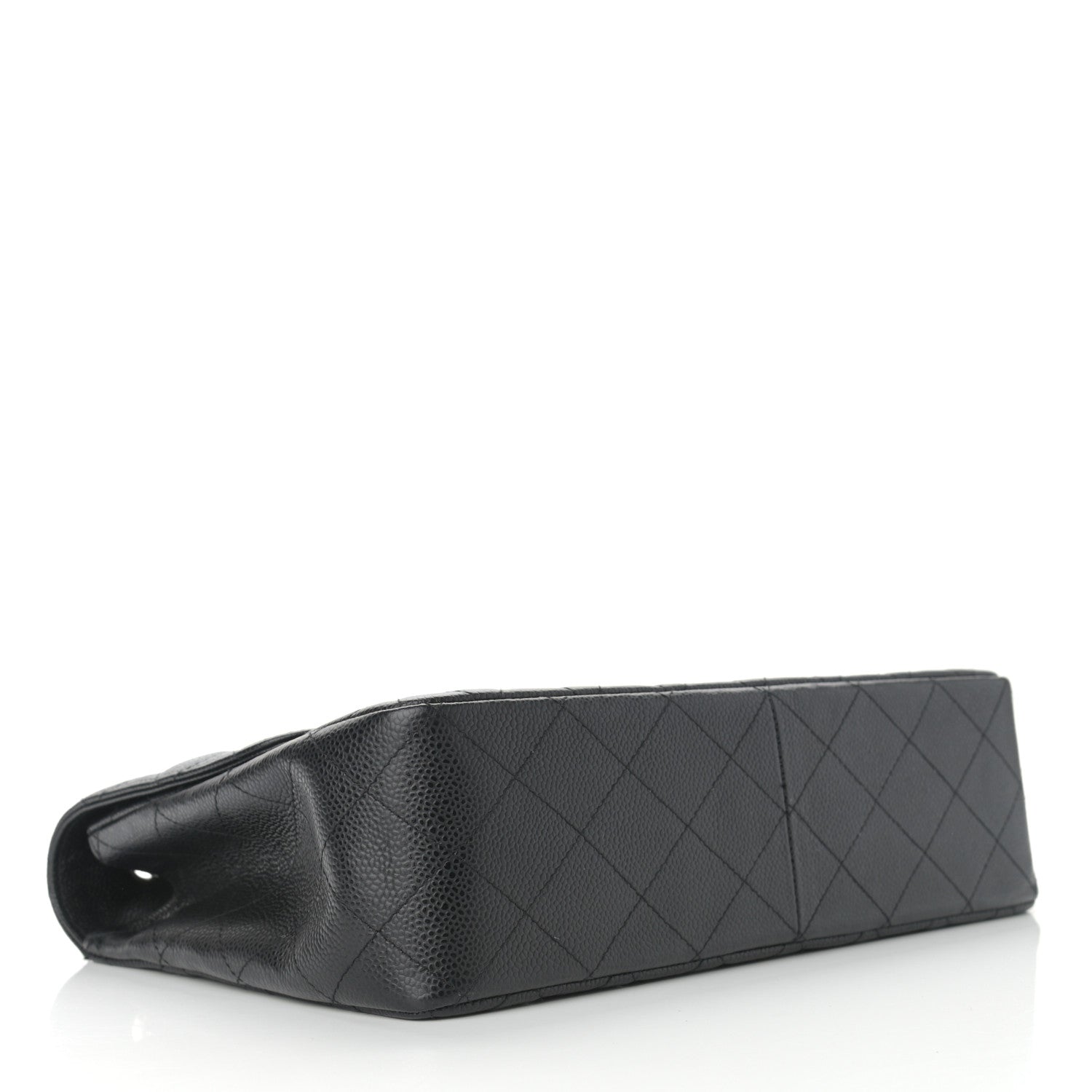 Chanel Caviar Quilted Jumbo Single Flap Black 3 of 9