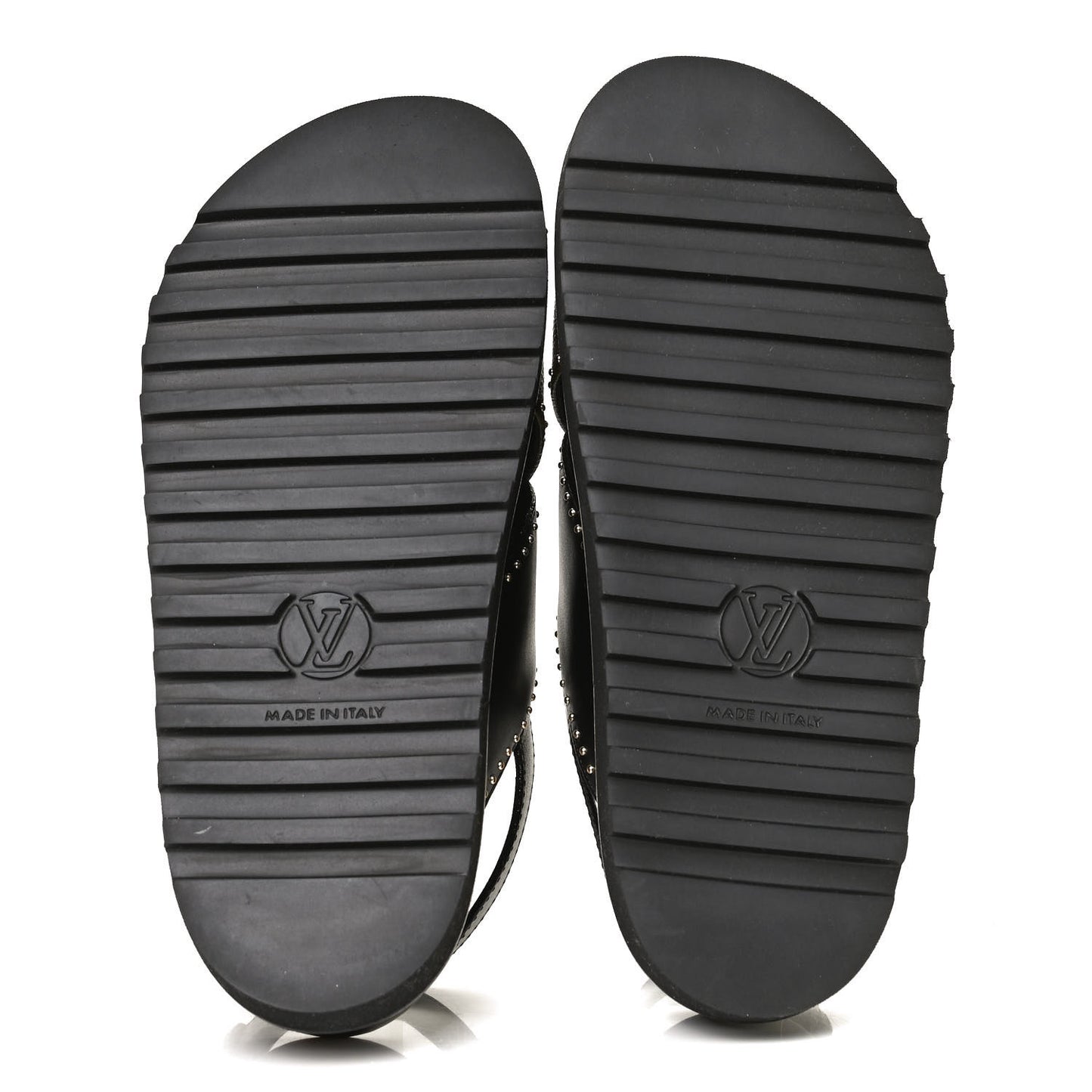 Monogram Paseo Flat Comfort Sandals 35 Black