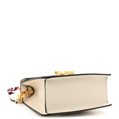 Gucci Calfskin Mini Sylvie Top Handle Bag White 4 of 14