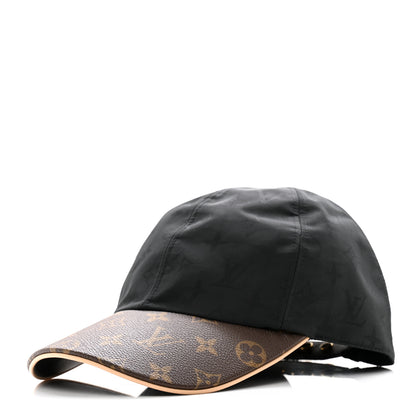 Louis Vuitton Polyester Silk Monogram LV Get Ready Cap M Black 1 of 11
